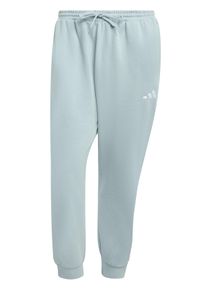 Velké Velikosti - Adidas - Tepláky z bavlněné směsi, Regular Fit - 4XL - Mátově Zelená