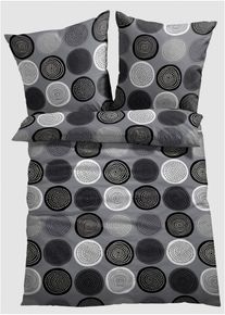 Povlečen&iacute; z bavlněn&eacute; směsi | &Scaron;ed&aacute; | Vel. 135x200 cm | bonprix