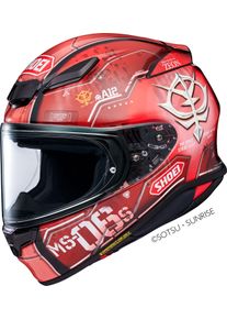 Shoei NXR2 Char`s Zaku II, full face helmet , color: Red/White/Black , size: XXS