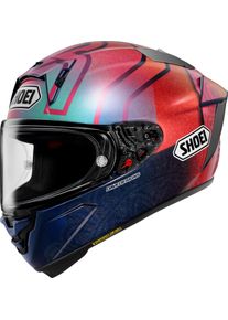 Shoei X-SPR Pro Marquez Holi TC-1 LTD., full face helmet , color: Blue/Red/Green/Purple , size: XXL