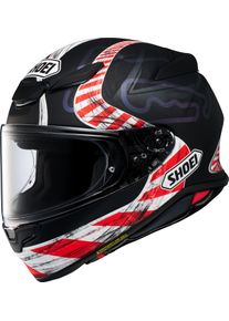 Shoei NXR2 Knee Down, full face helmet , color: Matt Black/White/Red , size: S