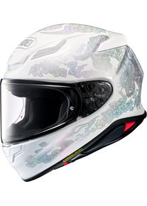 Shoei NXR2 Fearless, full face helmet , color: White/Light Blue/Rose , size: L