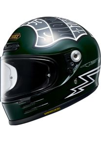 Shoei Glamster06 Heiwa, full face helmet , color: Dark Green/Grey/White , size: XXL