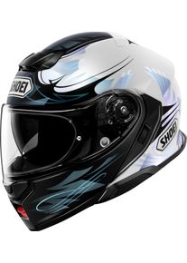 Shoei Neotec 3 Breeze, flip up helmet , color: Black/White/Light Blue , size: XXL