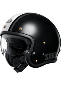 Shoei J.O2 Aventure, open face helmet , color: Black/White , size: XXL