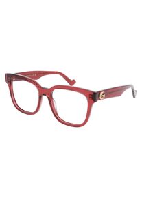 Gucci GG0958O dámské brýle | Obruba: hranatý, acetát, červená