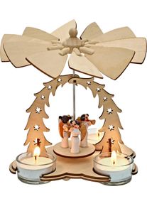 unisex Vánoční pyramida hnědá ,velikost 0