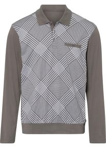 Panske Tričko s dlouhým rukávem šedá-potisk ,velikost 44/46