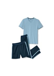 Tchibo - 3dílná pyžamová souprava - pro muže - vel. M 48/50 - barva: modrá