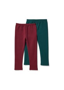 Tchibo - Dětsk&eacute; termoleg&iacute;ny s počesanou vnitřn&iacute; stranou - pro ženy - vel. 170/176 - barva: zelen&aacute;