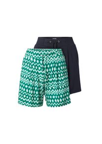 Tchibo - Žerzejov&eacute; &scaron;ortky - pro ženy - vel. L 44/46 - barva: modr&aacute;/s potiskem