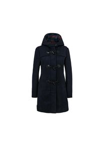 Tchibo - Kabát duffle coat z vlněné směsi - pro ženy - vel. 44 - barva: modrá