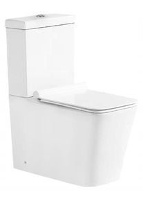 MEXEN Cube WC kombi včetně sedátka soft-close, bílé 31014000