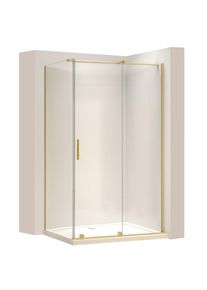 REA/S Sprchová kabina Montana Gold Brush 120x80 KPL-K2512