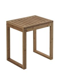 HIMALAYA koupelnová stolička, 39,5x44,3x29,5cm, bambus