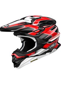 Shoei VFX-WR Sparkle, motocross helmet , color: Black/Red/White , size: L