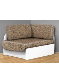 Kasvo Křeslo rozkl&aacute;dac&iacute; ADAM rohov&eacute; b&iacute;l&aacute; /k&aacute;va