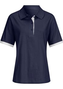 Damske Poloko&scaron;ile s kr&aacute;tkou knofl&iacute;kovou li&scaron;tou n&aacute;mořnick&aacute; modr&aacute; ,velikost 38