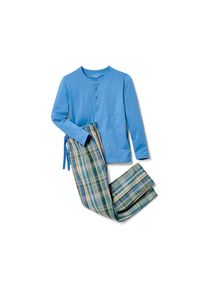 Tchibo - Pyžamo s tkan&yacute;mi kalhotami - pro muže - vel. XXL 60/62 - barva: čern&aacute;/kostkovan&yacute;