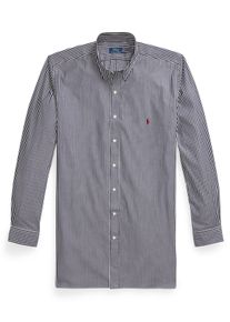 Velk&eacute; Velikosti - Polo Ralph Lauren - Pruhovan&eacute; strečov&eacute; tričko s v&yacute;&scaron;ivkou jezdce na koni - 5XL - N&aacute;mořnick&aacute; Modr&aacute;