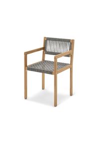 Tchibo - J&iacute;deln&iacute; židle s textiln&iacute;m v&yacute;pletem - barva: &scaron;ed&aacute;