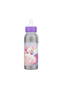 Dětsk&aacute; nerezov&aacute; lahev, 350ml, Mepal, unicorn