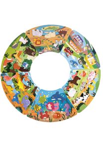 2Kids Toys Dřevěn&eacute; puzzle Kruh propojiteln&eacute; 6 v 1