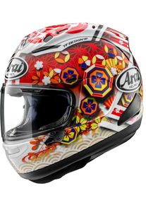 Arai RX-7V Evo Nakagami GP3, full face helmet , color: White/Red/Blue/Orange , size: M
