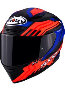Suomy Track-1 Framework, full face helmet , color: Matt Black/Red/Blue , size: M