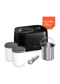 Klarstein Zmrzlinovač, v&yacute;robn&iacute;k ledov&eacute; tř&iacute;&scaron;tě a jogurtu FrostFusion s kompresorem | 1 l | 100 W