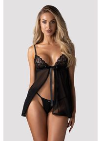 Obsessive Čern&aacute; babydoll ko&scaron;ilka Blomentis