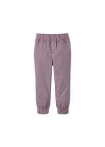 Tchibo - Bavlněn&eacute; navl&eacute;kac&iacute; kalhoty - pro miminko - vel. 50/56 - barva: růžov&aacute;/s potiskem