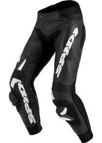 Spidi RR Pro Warrior, leather pants , color: Black/White , size: 50