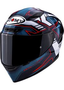 Suomy TX-Pro Flawless, full face helmet , color: Black/Blue/White/Red , size: M