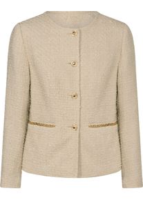 Damske Blejzr z bukl&eacute; se zlat&yacute;mi detaily p&iacute;skov&aacute; ,velikost 52