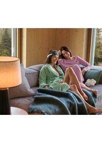 Tchibo - Pyžamo z ply&scaron;ov&eacute;ho &uacute;pletu - pro ženy - vel. S 36/38 - barva: fialov&aacute;