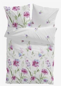 Povlečen&iacute; z linonu | B&iacute;l&aacute; | Vel. 135x200 cm | 100% bavlna| bonprix