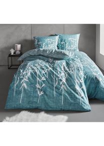 Povlečen&iacute; z linonu | Modr&aacute; | Vel. 135x200 cm | 100% bavlna| bonprix