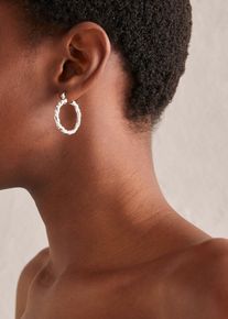 Kruhov&eacute; n&aacute;u&scaron;nice | Stř&iacute;brn&aacute; | Vel. Onesize | bonprix