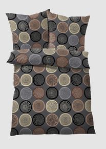 Povlečen&iacute; z linonu | Hněd&aacute; | Vel. 135x200 cm | 100% bavlna| bonprix