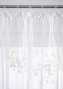 Dlouh&aacute; z&aacute;clona jednobarevn&aacute; (1 ks v balen&iacute;) | B&iacute;l&aacute; | Vel. 1 (v/&scaron;: 100/300 cm) | bonprix