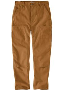 Carhartt The Vintage Fit Canvas, textile pants woman , color: Light Brown , size: W12