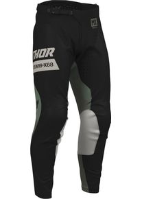 Thor Launchmode Bleach, textile pants , color: Black/Dark Green/Light Grey , size: 42