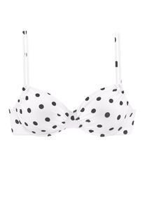 Lascana Ženy Horn&iacute; d&iacute;l plavek čern&aacute; / b&iacute;l&aacute; 75