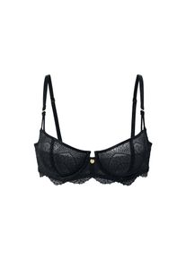 Tchibo - Balkonetov&aacute; podprsenka - pro ženy - vel. 80C - barva: čern&aacute;