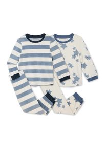 Tchibo - Dětsk&aacute; pyžama z ply&scaron;ov&eacute;ho &uacute;pletu - vel. 86/92 - barva: modr&aacute;