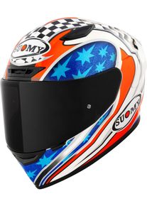 Suomy Track-1 Troy Bayliss Replica 2002, full face helmet , color: White/Red/Blue , size: M