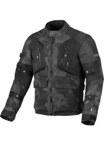Macna Higera Camo, textile jacket waterproof , color: Black/Grey/Dark Grey , size: S