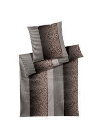 JOOP! Muži Povlečen&iacute; hněd&aacute; / &scaron;edob&eacute;žov&aacute; 135x200cm