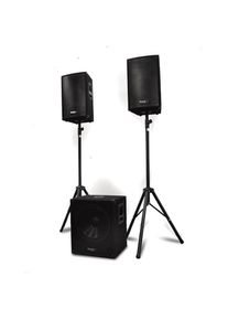 Ibiza CUBE1812, 2.1 aktivn&iacute; PA set 1x subwoofer, 2x satelit, 2x stativ,1200W